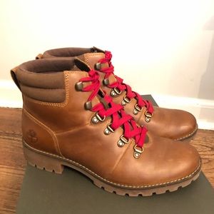 Timberland Wheat Leather Ellendale Hiking Boots